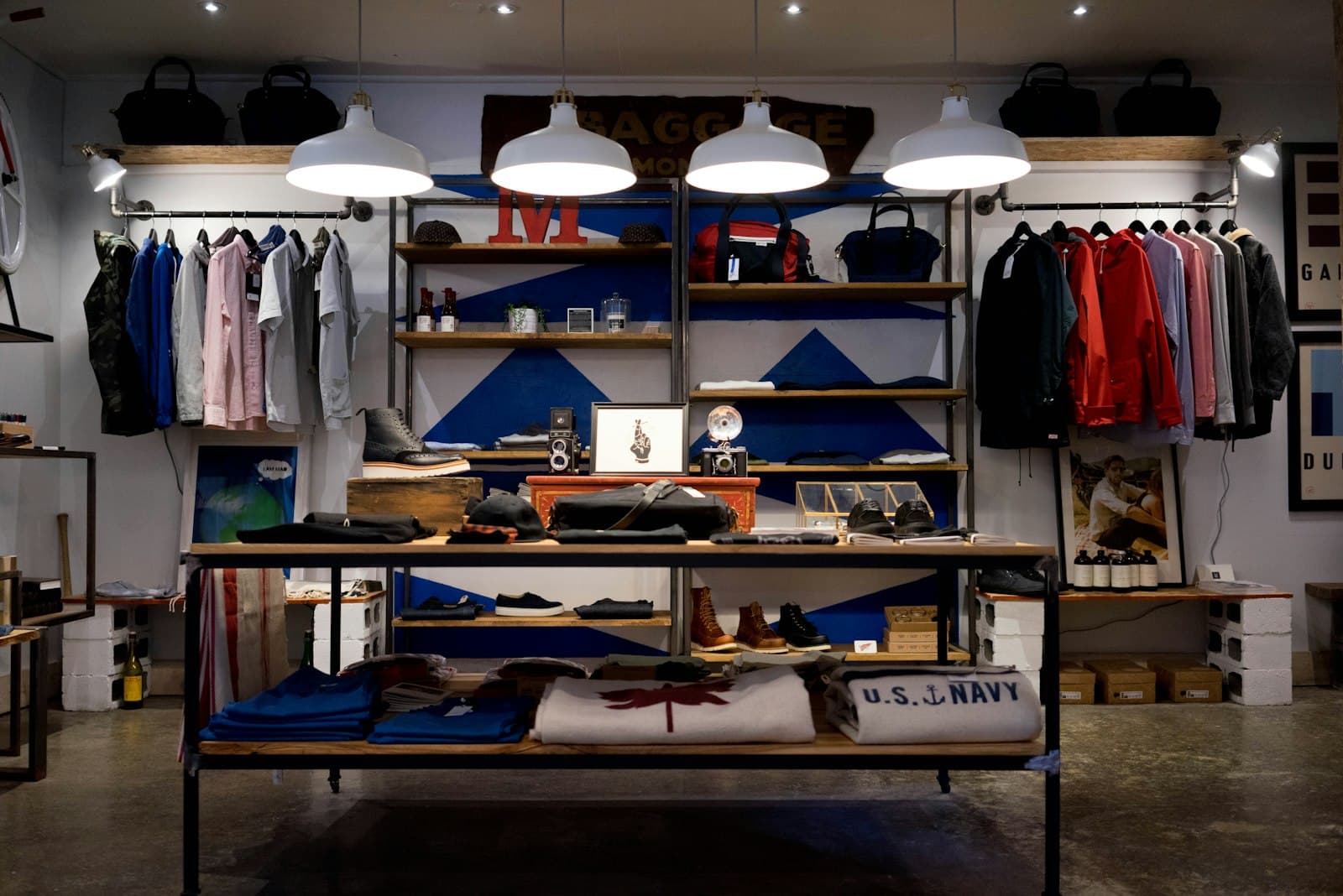 Modern premium retail store interior